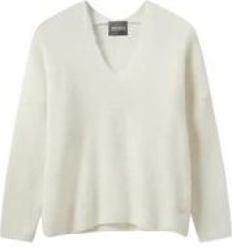 Thora V-Neck Knit - Ecru S