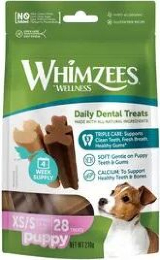 Whimzees Puppy Dental XS/S 14-pack (XS/S)