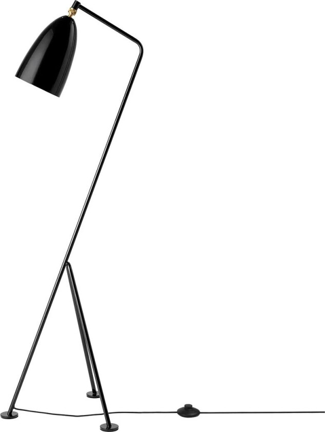 Gresshoppe gulvlampe blank Black