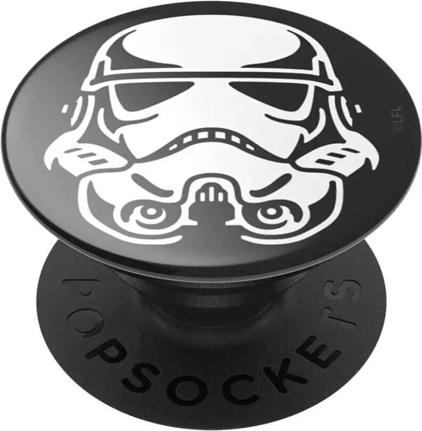 POPSOCKETS PopGrip Star Wars Stormtrooper Avtagbart Grep med . Stativfunksjon