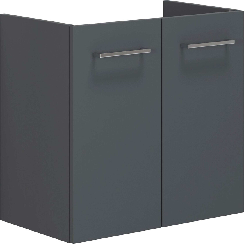 Mido+ Servantskap Slim m/Dører - Grå Matt