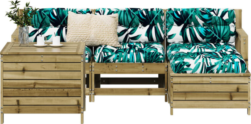 Hagesofagruppe 5 deler impregnert furu