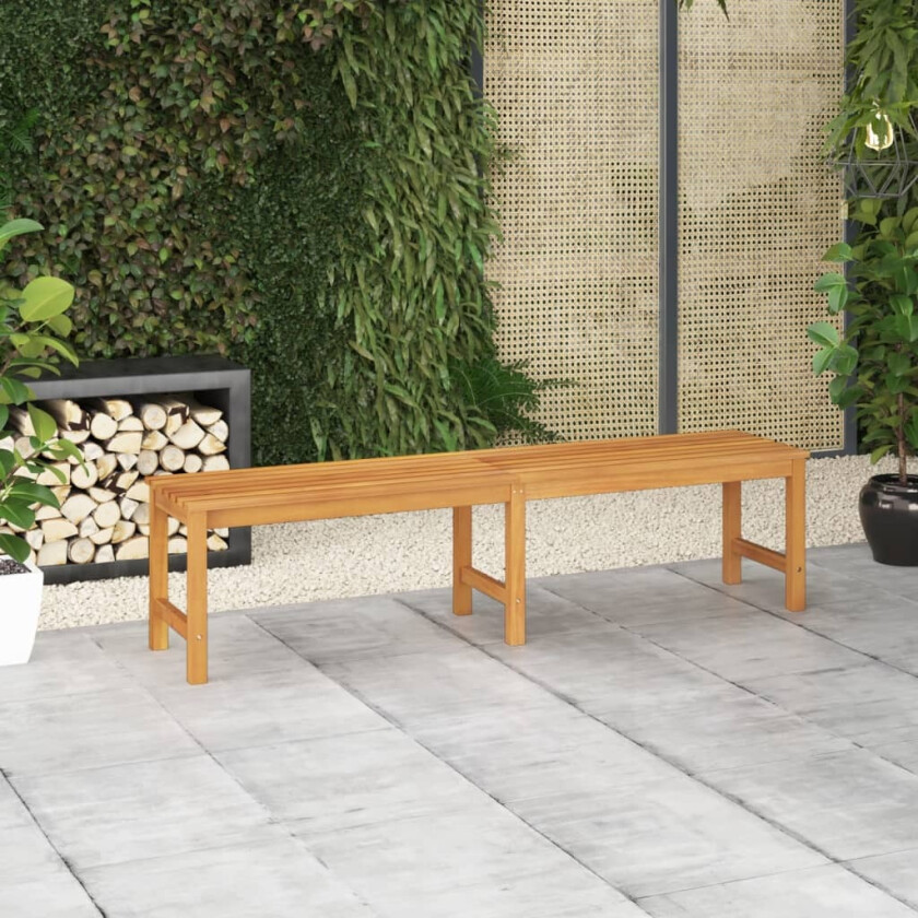 Hagebenk 180 cm heltre teak