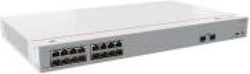 eKitEngine S110 Series S110-16LP2SR - Switch - 2 x Gigabit SFP + 16 x 10/100/1000 - stasjonær, rackmonterbar, veggmonterbar - PoE+ (124 W)