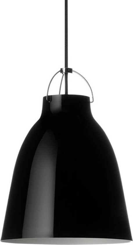Caravaggio 2 pendel Sort-sort tekstilledning