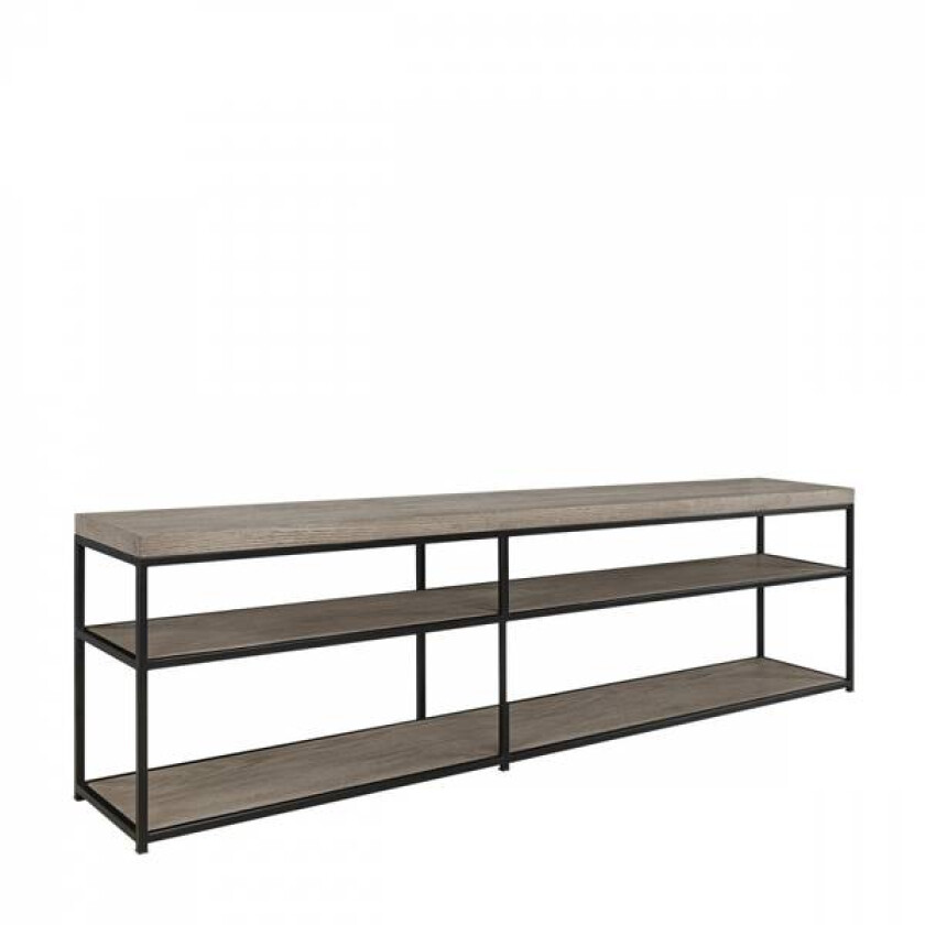 Bilde av Artwood Mason Tv Benk Antikk Grå eikefiner / Mdf. Svart Jern 06-