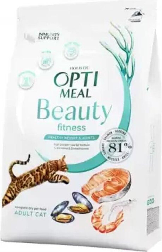 Cat Adult & Senior Beauty Podium Shiny Coat & Dental Care Tørrfôr til katt 4 kg