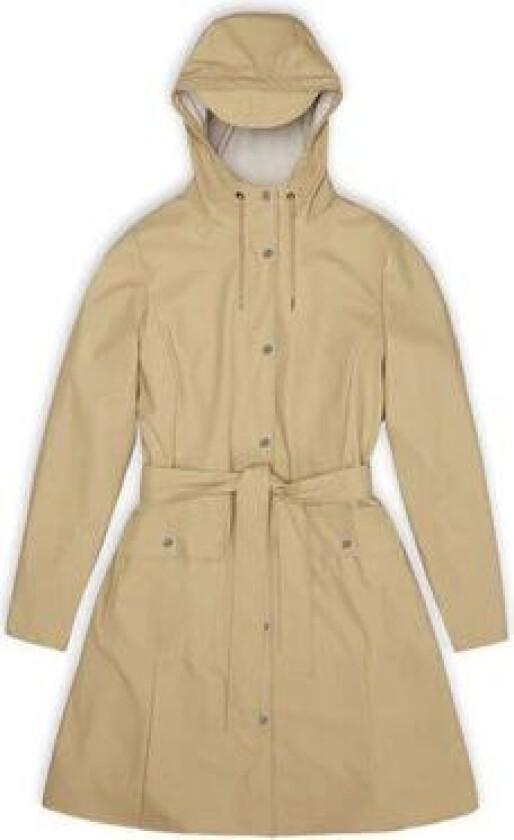 Rains Curve Jacket - Sand XS