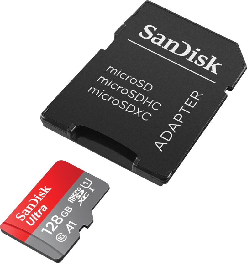 Bilde av Sandisk Ultra Microsdxc 128gb Class 10 Uhs-I U1 A1 120mb/s