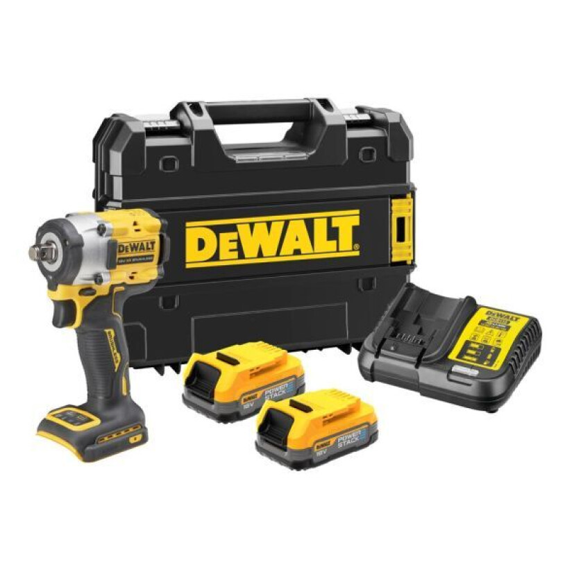 Dewalt DCF921E2T-QW Muttertrekker med batteri og lader