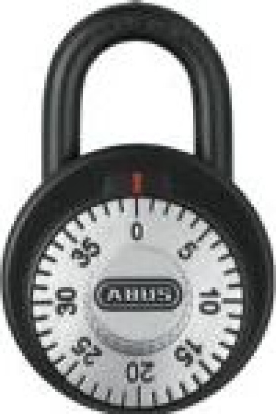 78/50 B/DFNLI, Tradisjonell, Kombinasjonslås, Bruk av universalnøkkel mulig, Sort, Sølv, Herdet stål, U-formet