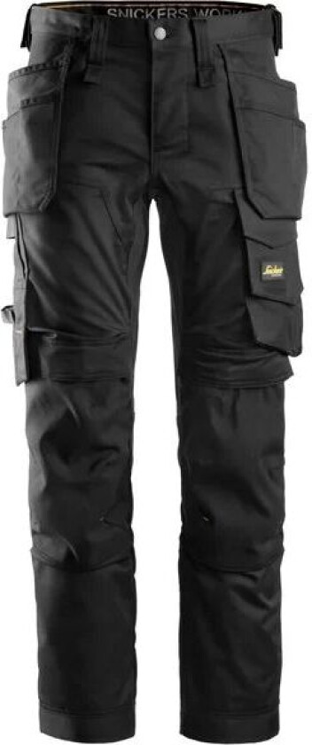 6241 AllroundWork Arbeidsbukse svart, stretch Svart