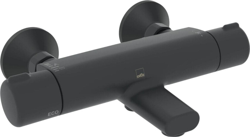 Nova badekarbatteri, matt sort