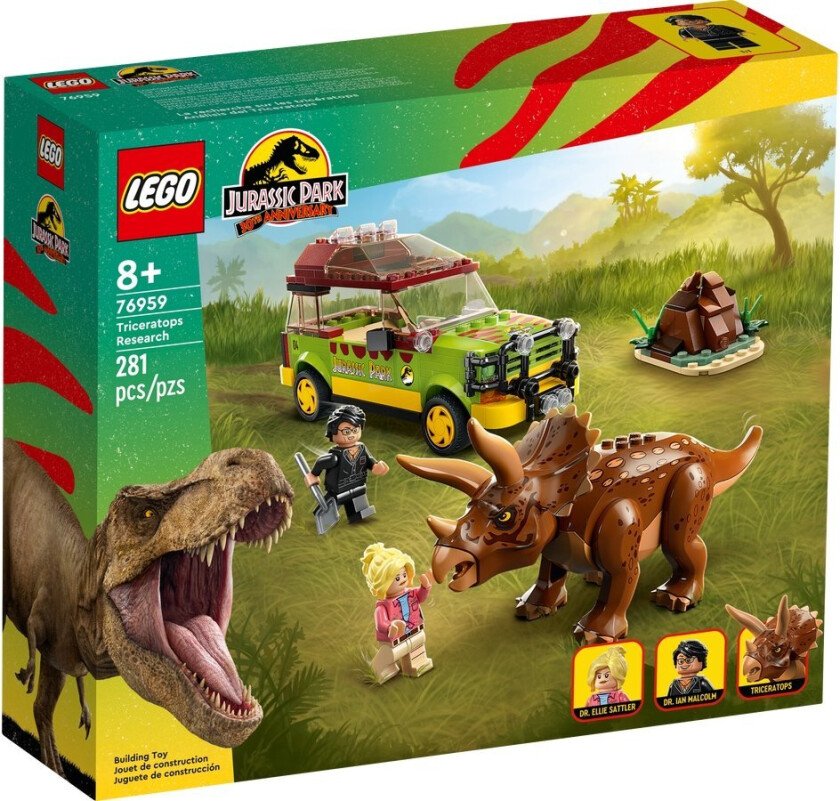 Lego Jurassic World - Triceratops-Forskning 76959