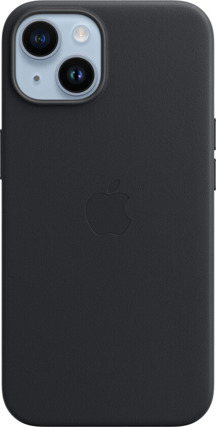 iPhone 14 Leather Case with MagSafe - Midnight