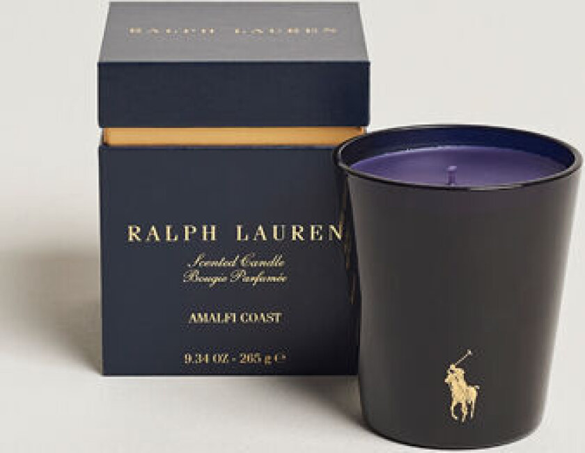 Amalfi Coast Single Wick Candle Navy/Gold