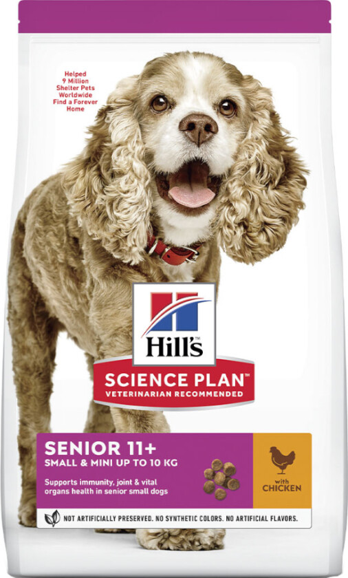 Hill's Science Plan Dog Senior 11 + Small & Mini Chicken 1,5 kg