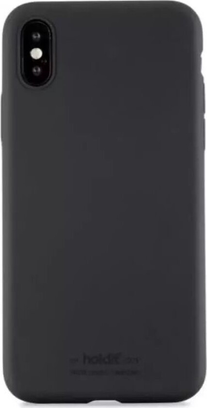 Holdit iPhone X / Xs Soft Touch Silikon Deksel - Svart