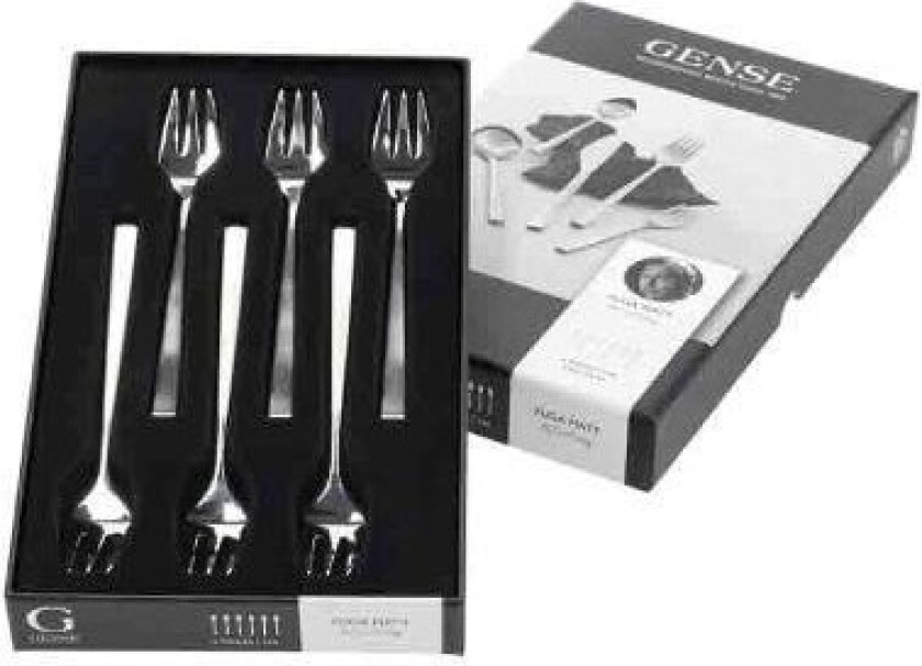 Fuga kakegaffel 6-pakning Rustfritt stål