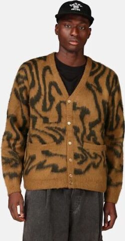 Obey Pally cardigan Brun Male M