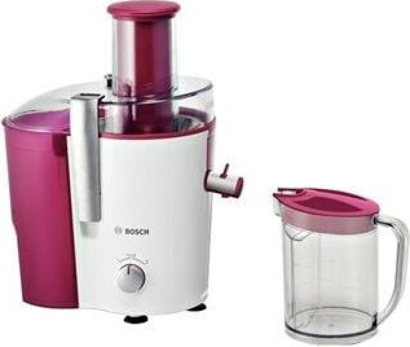MES25C0 - Juicemaskin - 1.25 liter - 700 W - hvitt/kirsebærfarget hus
