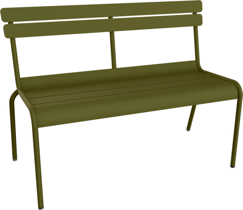 Luxembourg 2/3-Seater Bench With Backrest, Pesto