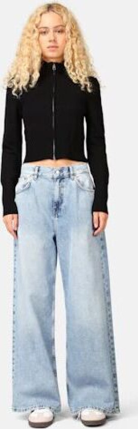 Wide AF jeans Blå Unisex XS