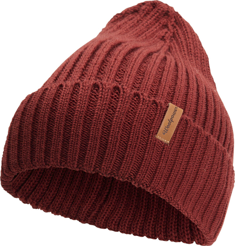 Beanie Rib OneSize, Rust Red