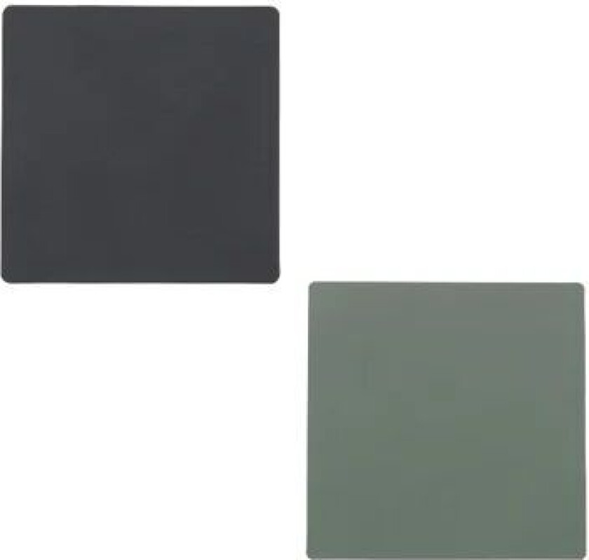 Lind DNA Cloud-Nupo glassunderlag vendbar curve 1 stk. antrasittgrå-pastellgrønn