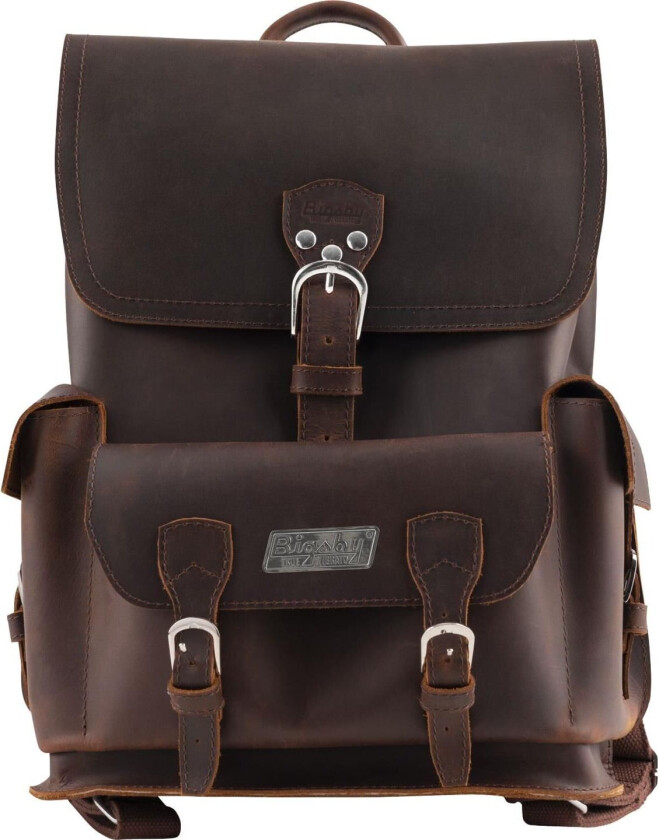 Ltd Edition Leather Backpack Brown