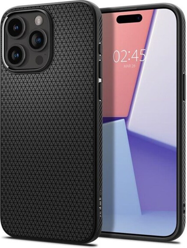 iPhone 15 Pro Liquid Air Deksel - Svart