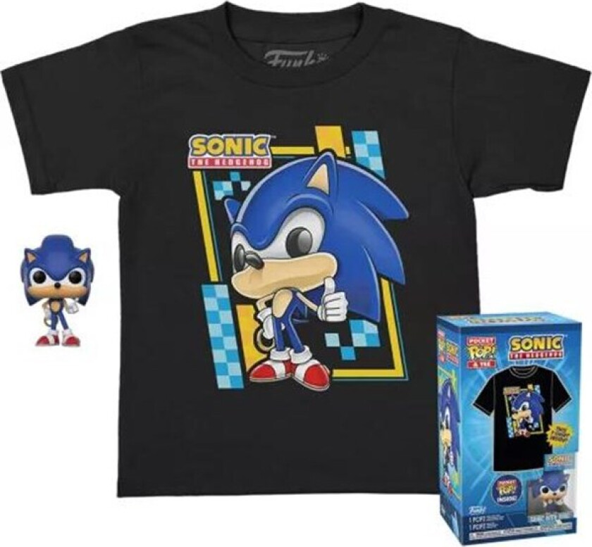 - SONIC THE HEDGEHOG POCKET POP! & KIDS TEE SONIC THE HEDGEHOG - Figur
