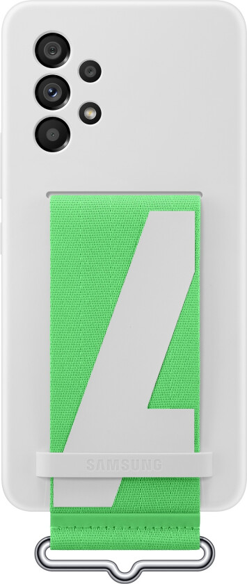 A53 Silicone Cover with Strap White