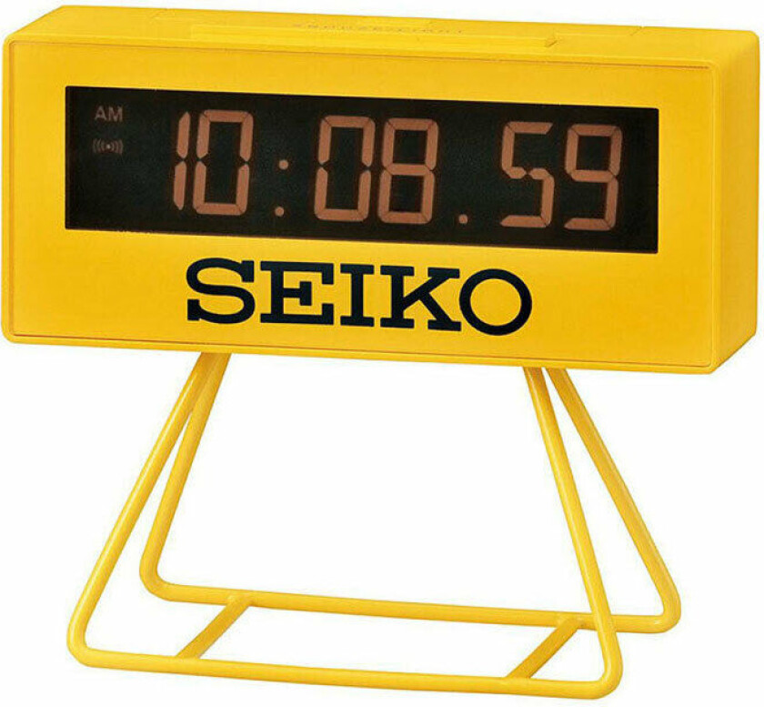 Mini Marathon Alarm Desk Clock QHL062Y -   - Gul -  -  -