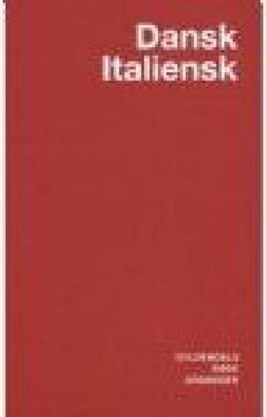 Dansk-Italiensk Ordbog   Carla Avanza Juul Madsen Henning Juul Madsen Giovanni Mafera   Språk: Dansk