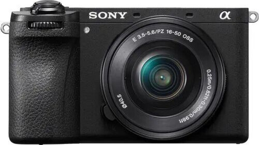 a6700 ILCE-6700L - Digitalkamera - spejlløst - 26 MP - APS-C - 4K / 119.88 fps - 3x optisk zoom E 16-50 mm OSS-objektiv - Wi-Fi, Bluetooth