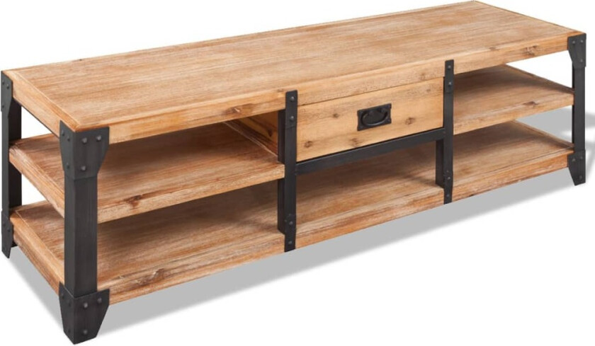 TV-benk heltre akasie 140x40x45 cm