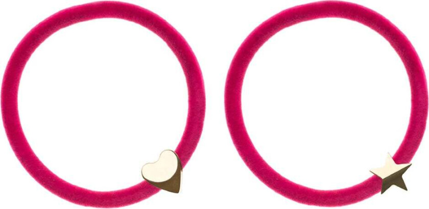 2 pk Velvet Hair Tie,   Hårstrikker