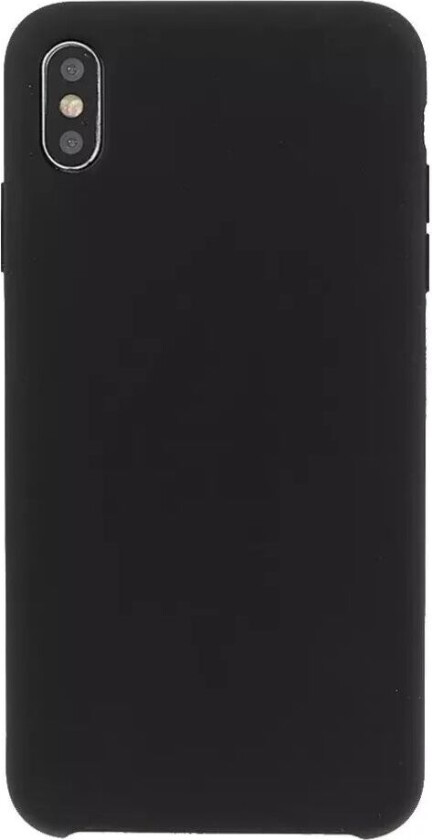 iPhone XS Max Silikon Deksel - Svart