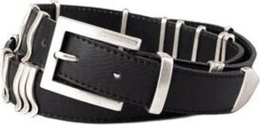 Rattle Belt - Black Silver 90
