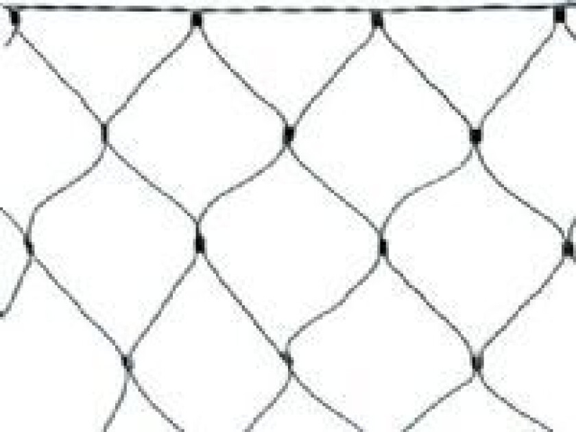 Chrissline Pro LED-kjeglenett, 300x195 cm med 200 lys, inkl. 1,5 meter startkabel