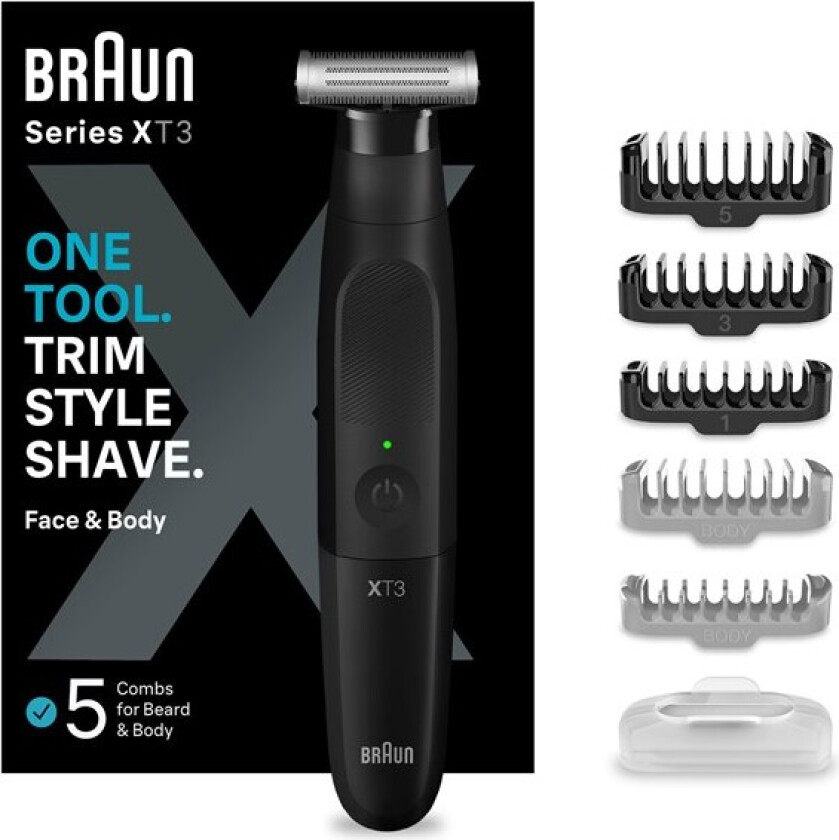 Kroppstrimmer Styler XT3200 Black