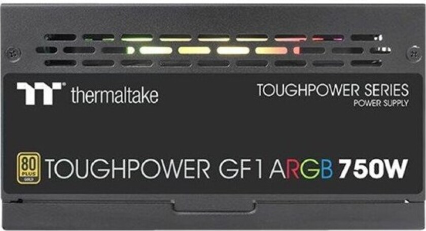 ToughPower GF1 ARGB 750W Strømforsyning (PSU) - 750 Watt - 80 Plus Gold sertifisert