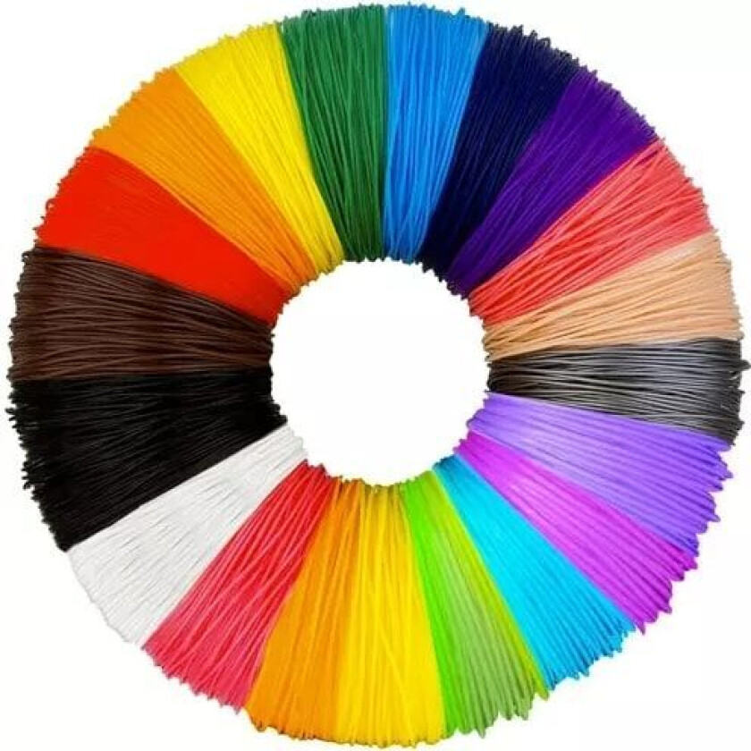 20-Pack - PLA Filament till 3D printer - 1,75mm x 5m
