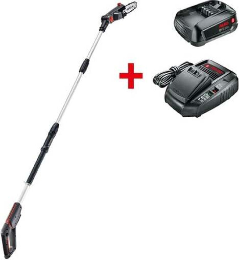 Bilde av Batteri stangsag 18 V BOSCH HOME AND GARDEN COMPATIBLE CSA 1820 inkl. batteri og lader