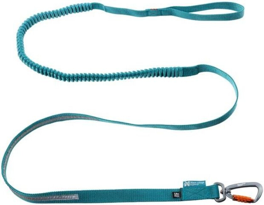 Non-stop Dogwear Touring Bungee Koppel - Teal (2 meter / 13 mm)
