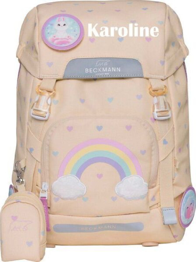 Skolesekk 1.kl Yellow Heart Classic 22L