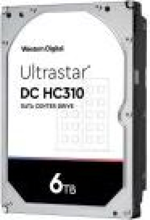 WD Ultrastar DC HC310 HUS726T6TAL5204 - Harddisk - 6 TB - intern - 3,5 - SAS 12Gb/s - 7200 rpm - buffer: 256 MB