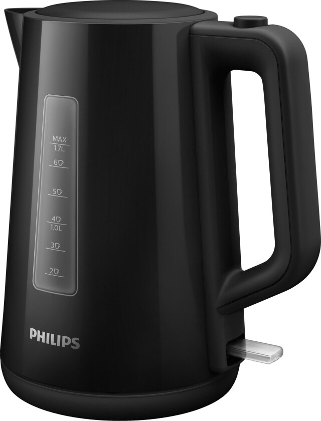 Series 3000 HD9318 - Kjele - 1.7 liter - 2.2 kW - svart