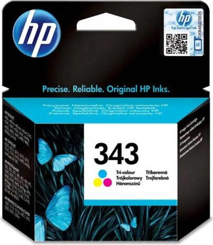 Hp Blekk Farge No.343